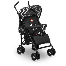 LIONELO Elia Oslo sport babakocsi - Fekete/fehér (5902581656230) babakocsi