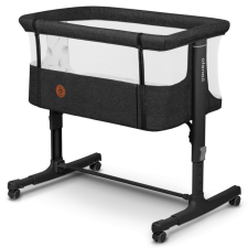 LIONELO Lionelo Aurora 3in1 babaöböl, babaágy és bölcső - Grey Graphite kiságy, babaágy