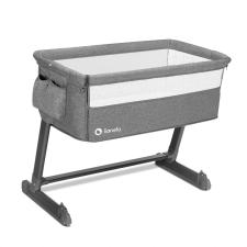 LIONELO Theo 2in1 babaöböl és babaágy - Grey Stone Natural kiságy, babaágy