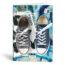 Lipamill Füzet LIPAMILL A/4 40 lapos kockás Sneakers füzet