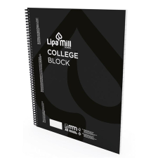 Lipamill Spirálfüzet kockás LIPAMILL A/5 70 lapos College block füzet