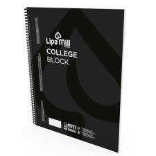 Lipamill Spirálfüzet vonalas LIPAMILL A/5 70 lapos College block füzet