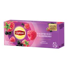 LIPTON Málna-bodza gyümölcstea 20 filter tea