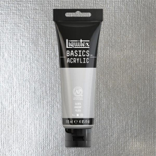 Liquitex Basics akrilfesték, 118 ml - 052, silver akrilfesték