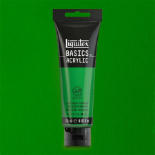 Liquitex Basics akrilfesték, 118 ml - 312,  green light permanent akrilfesték