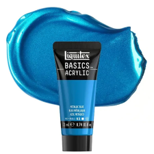 Liquitex Basics akrilfesték, 22 ml - 341, metallic blue akrilfesték