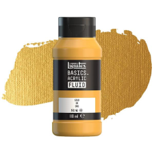 Liquitex Basics Fluid akrilfesték, 118 ml - 051, gold akrilfesték