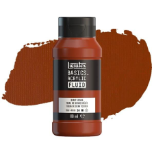 Liquitex Basics Fluid akrilfesték, 118 ml - 128, burnt umber akrilfesték