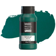 Liquitex Basics Fluid akrilfesték, 118 ml - 317, phthalocyanine green akrilfesték