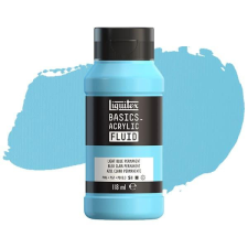 Liquitex Basics Fluid akrilfesték, 118 ml - 770, light blue permanent akrilfesték