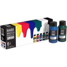 Liquitex Basics Fluid akrilfesték készlet, 6x118 ml akrilfesték