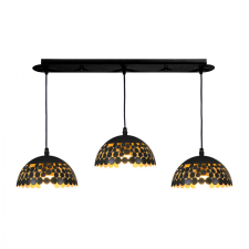LISA függőlámpa 3xE27 Black Elegant ML6136 Milagro Metal világítás