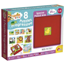 Lisciani Carotina baby progresszív puzzle - állatkölykök puzzle, kirakós