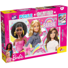 Lisciani Giochi Barbie legjobb barátnők 108db-os glitter puzzle 50x35cm - Lisciani puzzle, kirakós