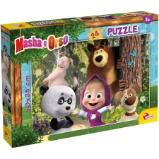 Lisciani Giochi Mása és a medve barátai 24db-os puzzle 50x35cm - Lisciani puzzle, kirakós