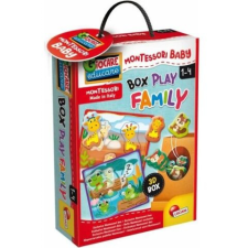 Lisciani Giochi Montessori: Baby Box készségfejlesztő formaillesztő puzzle – Állatok puzzle, kirakós