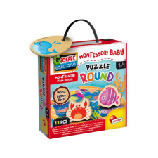 Lisciani Giochi Montessori baby puzzle - Tengeri állatok puzzle, kirakós
