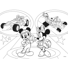 Lisciani Kirakós kifestő - Mickey a versenyen (24 darab) puzzle, kirakós