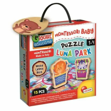 Lisciani Montessori baby puzzle - vidámpark puzzle, kirakós