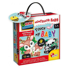 Lisciani Montessori baby touch - állatos puzzle puzzle, kirakós