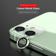 Lito Apple iPhone 12 Mini/12 Lito S+ 3D Fém Kamera Védő Üvegfólia - Zöld mobiltelefon kellék