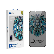 Lito Apple iPhone 15 Lito D+ Pro 2.5D Full Privacy Üvegfólia - Fekete mobiltelefon kellék