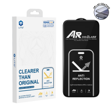 Lito Apple iPhone 15 Lito HD+ Ultra AR 2.5D Full Üvegfólia - Fekete mobiltelefon kellék