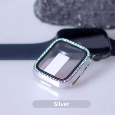 Lito iWatch 1/2/3 42mm Lito S+ Köves Üveg Előlap - Ezüst okosóra kellék