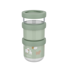 Little Dutch gyerek snack box készlet 3 db-os - little farm babaétkészlet