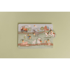 Little Dutch hangos puzzle - Little Farm kreatív és készségfejlesztő