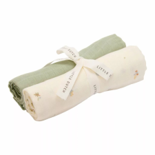 Little Dutch muszlin textilpelenka 70x70 cm 2 db Forest Treasures &amp; Sage mosható pelenka