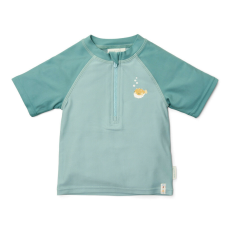  Little Dutch rövid ujjú úszó póló Seashells Surf Blue - 74/80
