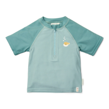  Little Dutch rövid ujjú úszó póló Seashells Surf Blue - 86/92 gyerek fürdőruha