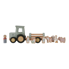 Little Dutch traktor utánfutóval - Little Farm autópálya és játékautó