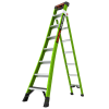 Little Giant Ladder KING KOMBO Industrial, 8+6 Steps, Fiberglass, with Quad Pod
