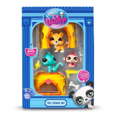 Littlest Pet Shop 3 db-os figura készlet - Dzsungel játékfigura
