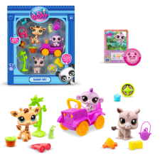 Littlest pet shop Szafari 3 darabos Gyűjtőkészlet játékfigura