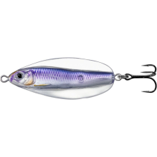 LIVETARGET ERRATIC SHINER SPOON SILVER/VIOLET 70 MM 21 G horgászkiegészítő