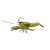 LiveTarget LIVE CRAW FINESS BAIT  CHARTREUSE BLACK 63MM 11G SLOW SINKING