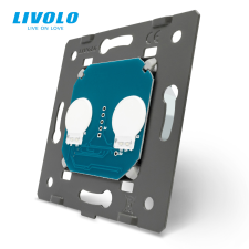 LIVOLO C705IH LIVOLO impulzus-nyomógomb érintőpanel, fázis-nulla bekötés, 250V, 5A 100.000 kapcsolási alkalom villanyszerelés