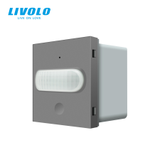 LIVOLO C71RGS LIVOLO mozgásérzékelős érintőkapcsoló, 250V 5A, ezüst villanyszerelés