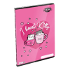 Lizzy Card Füzet Lizzy Card A/4 40 lapos sima Kit tok Heart Kitty 21109