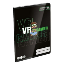 Lizzy Card Füzet LIZZY CARD A/5 40 lapos kockás BossTeam VR Gamer füzet