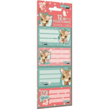 Lizzy Card Lollipop: lil babe füzetcímke, 12 db-os füzetcímke