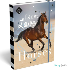 Lizzy Card Lovas füzetbox A/4, Wild Beauty Love, barna ló füzetbox