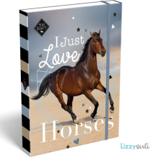 Lizzy Card Lovas füzetbox A/5, Wild Beauty Love, barna ló füzetbox