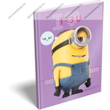 Lizzy Card Notesz A6 keményfedeles /Emlékkönyv, Minions - I <3U füzet