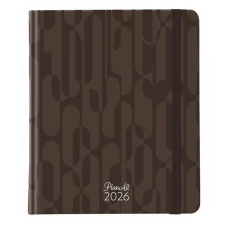 Lizzy Trade Kft. Bizományos Lizzy Planall heti tervező, New Classic 2026 BROWN határidőnapló