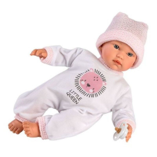 Llorens Cuquita újszülött síró baba oroszlános ruhában (30 cm) baba