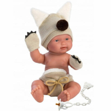 Llorens : Három kismalac – Újszülött fiú baba farkas jelmezben 26 cm-es baba